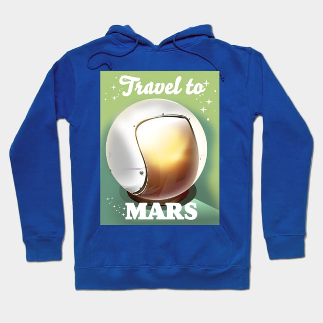 "astronaut travel poster" Hoodie by nickemporium1